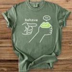 Behave? No. – Funny Frog Shirt