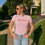 Believe Jane Doe Baby Tee — Feminist Solidarity Shirt