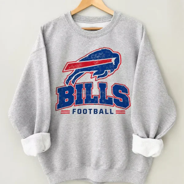 "Bills Football" — Classic Vintage NFL Sweatshirt