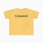 Censored — Bold Y2K Graphic Baby Tee