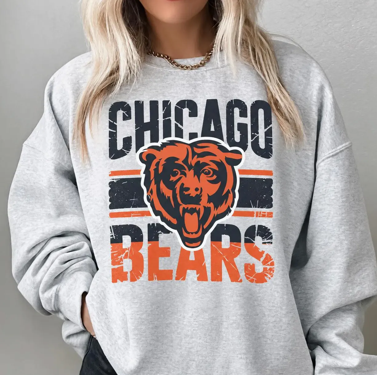 Chicago Bears Retro Sweatshirt — Vintage Football Apparel Chicago Bears Retro Sweatshirt — Vintage Football Apparel