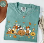 Disney Mickey Mouse Halloween Pumpkin Spooky Shirt