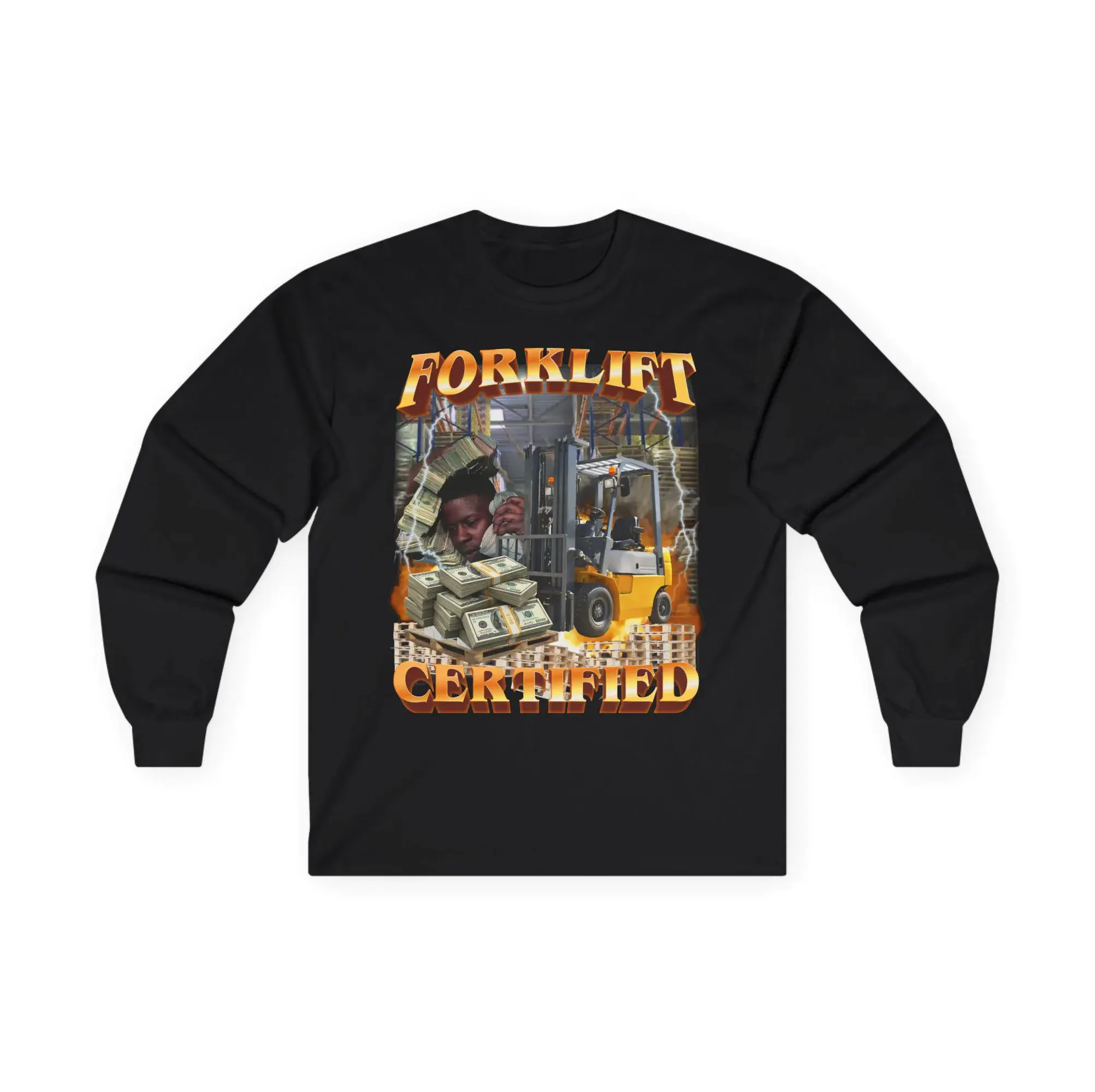 Forklift Certified Retro Warehouse Shirt Forklift Certified Retro Warehouse Shirt