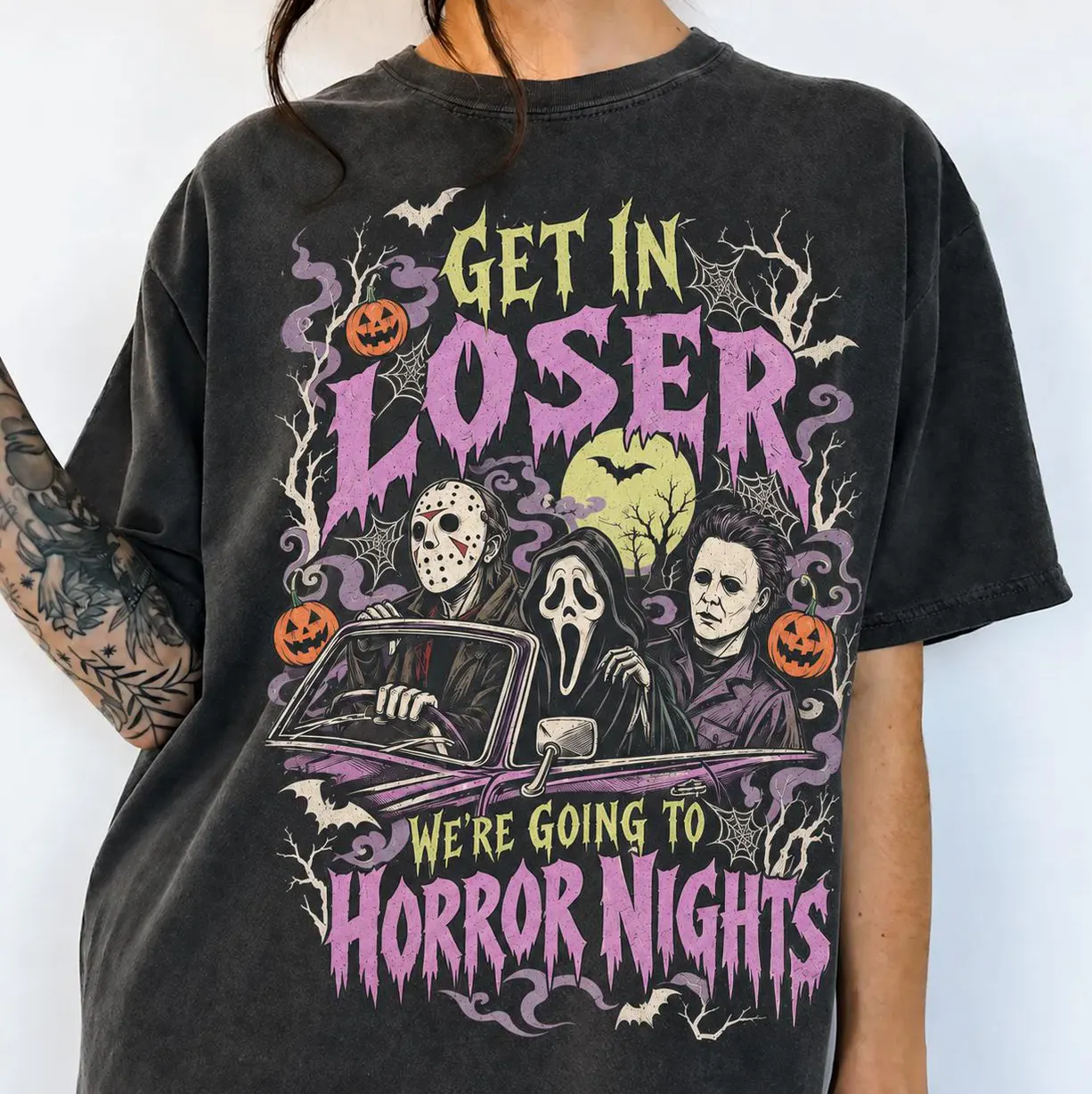 Get In Loser, We’re Going To Horror Nights Shirt Get In Loser, We're Going To Horror Nights Shirt