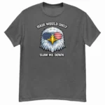 Hair Would Only Slow Me Down Funny Patriotic Bald Shirt