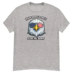 Hair Would Only Slow Me Down Funny Patriotic Bald Shirt