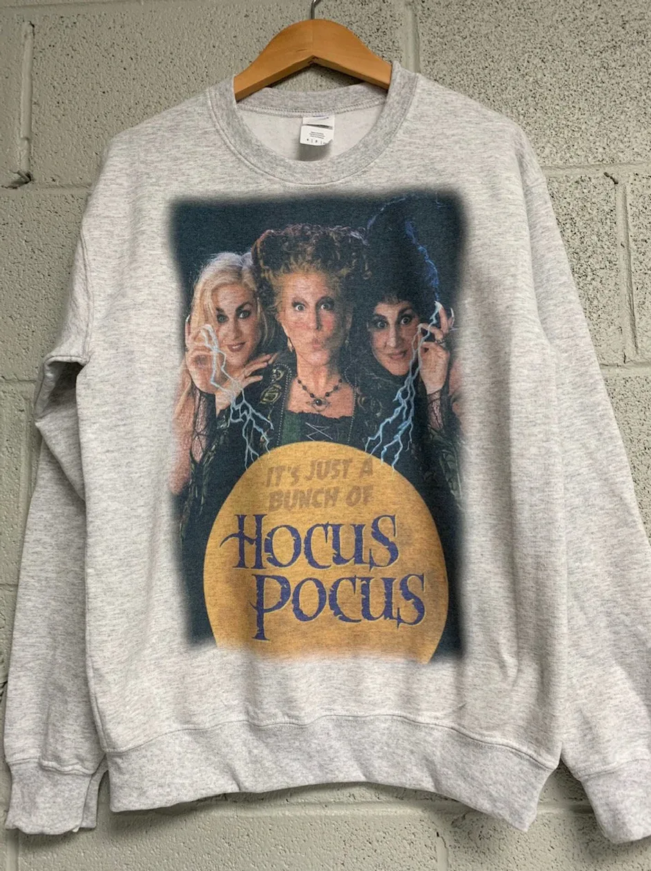 Hocus Pocus Everybody Focus Vintage Sweatshirt Hocus Pocus Everybody Focus Vintage Sweatshirt