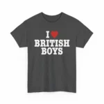 I Love British Boys Shirt — Y2K Union Jack Design