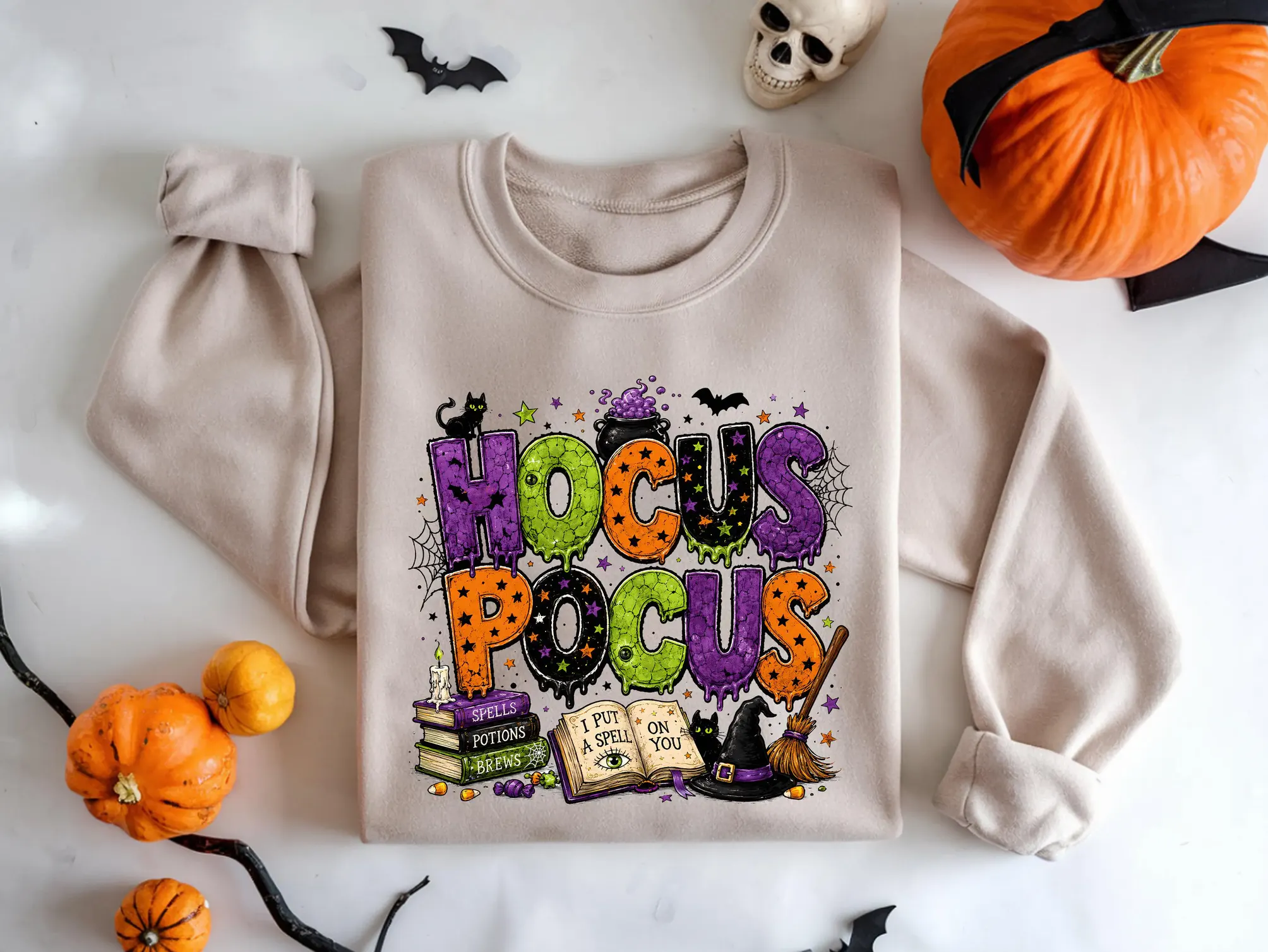 I Put a Spell on You Hocus Pocus Witch Sweatshirt I Put a Spell on You Hocus Pocus Witch Sweatshirt