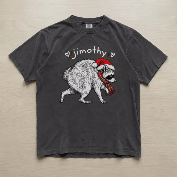 Jimothy Christmas Raccoon Shirt — Funny Holiday Gift