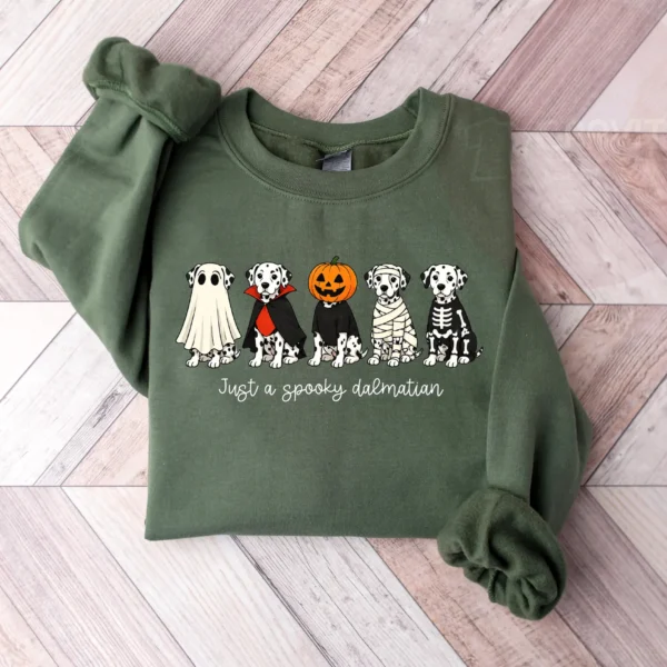 Just a Spooky Dalmatian Sweatshirt
