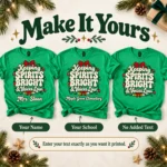 Keeping Spirits Bright Voices Low Shirt — Teacher Holiday