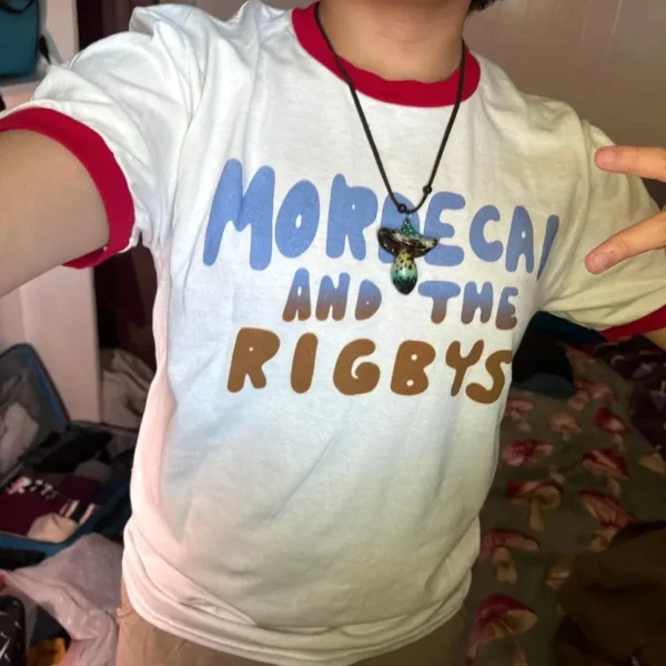 Mordecai and the Rigbys Regular Show Ringer Shirt