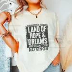 No Kings Political Satire Shirt – Democratic Statement