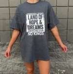 No Kings Political Satire Shirt – Democratic Statement