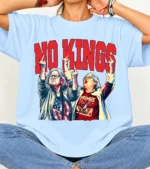 No Kings Political Statement Shirt