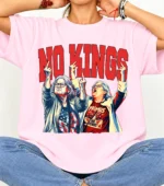 No Kings Political Statement Shirt