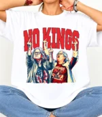 No Kings Political Statement Shirt