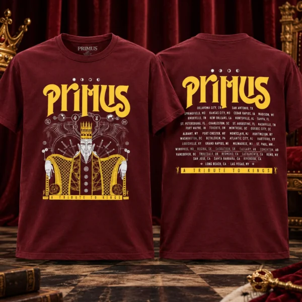 Primus A Tribute to Kings Vintage Band Tour Shirt
