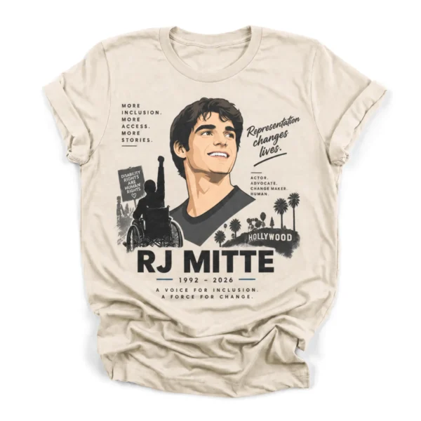 Representation changes lives — RJ Mitte Memorial Shirt