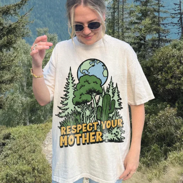Respect Your Mother — 90s Environmental Shirt