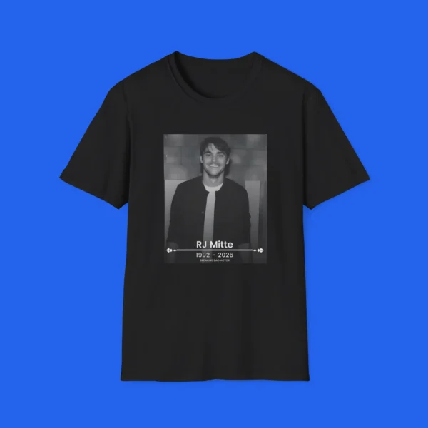 RIP RJ Mitte Breaking Bad Actor Tribute Memorial Shirt