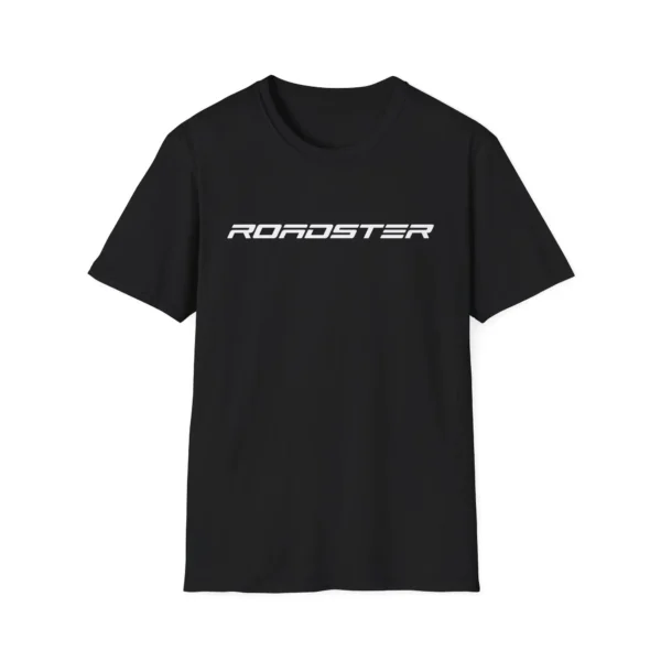 Roadster Shirt — Tesla Electric Car Gift, Black Tee