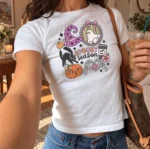 Spooky Season Baby Tee — Halloween Design Shirt