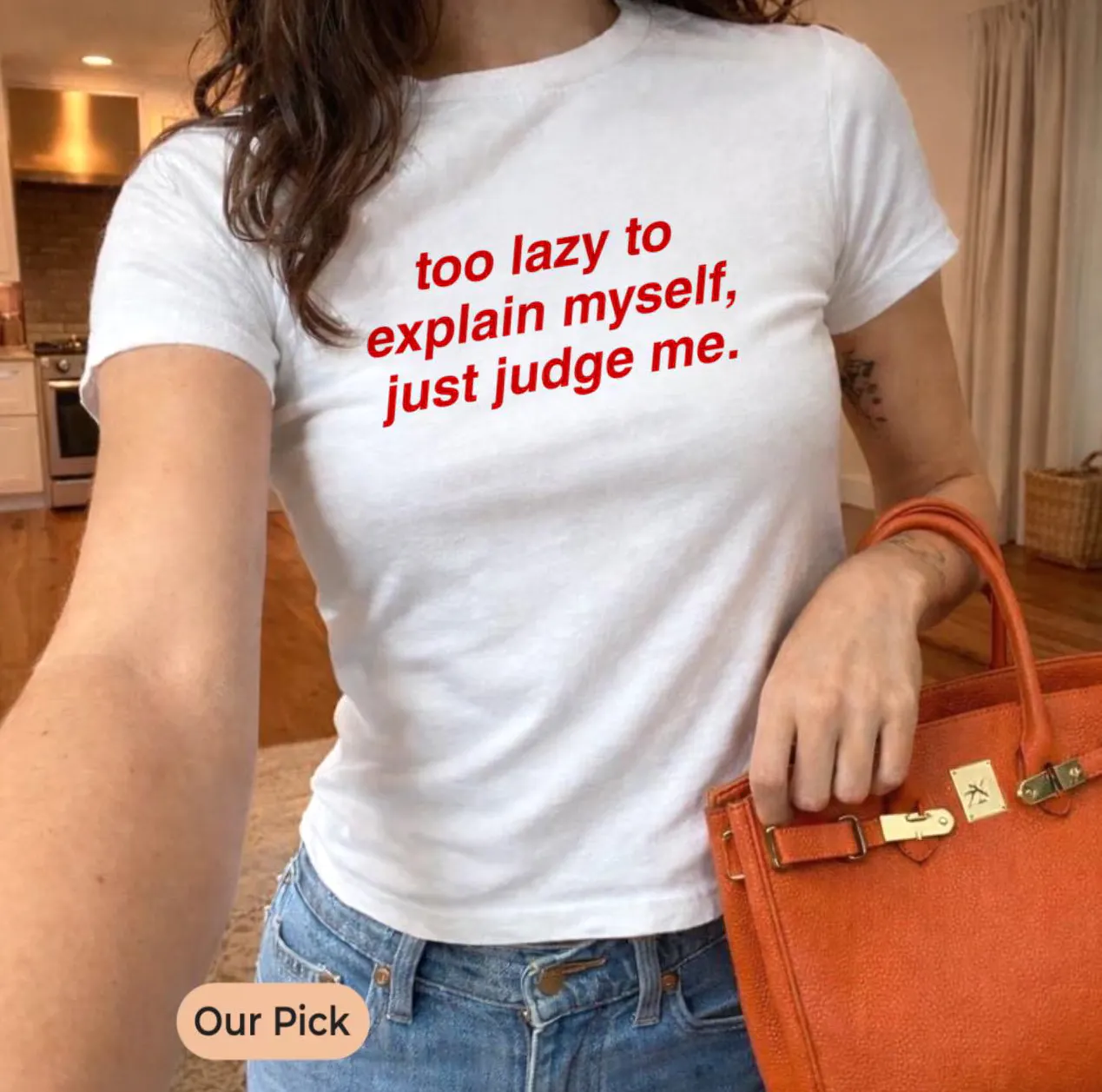 Too Lazy To Explain Myself Just Judge Me Baby Tee Too Lazy To Explain Myself Just Judge Me Baby Tee