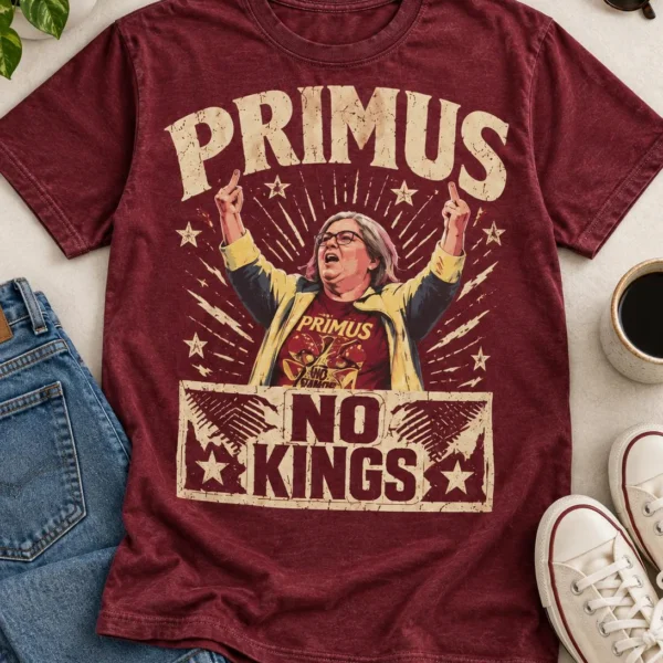 Vintage Primus No Kings Political Protest Graphic Shirt