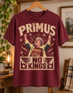 Vintage Primus No Kings Political Protest Graphic Shirt
