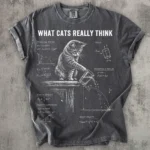 "What Cats Really Think" Shirt — Funny Cat Physics