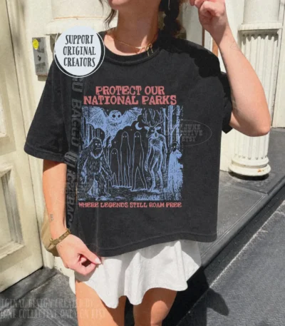 WHERE LEGENDS STILL ROAM FREE — National Parks Baby Tee