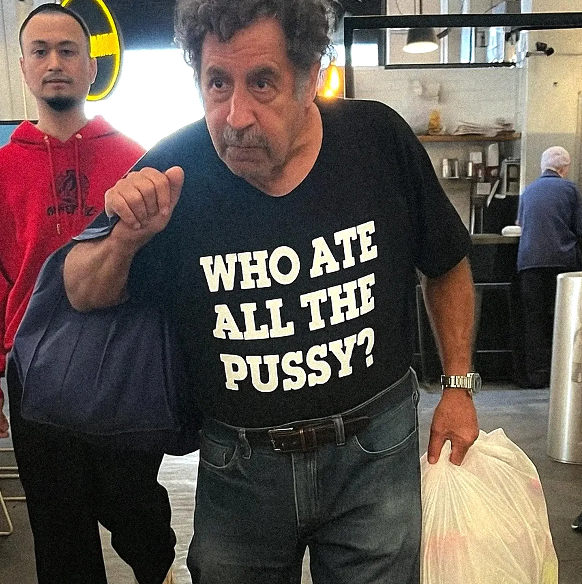 Who Ate All The Pussy? Shirt — Funny Y2K Graphic Who Ate All The Pussy? Shirt — Funny Y2K Graphic